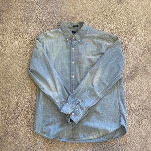 Large J.Crew/Jeans Slim Untucked button shirt